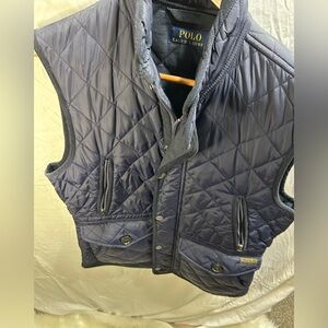 Ralph Lauren Navy Quilted Vest